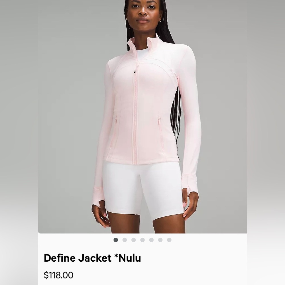 Searching for Strawberry lululemon define jacket